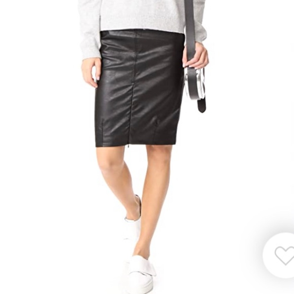 Vegan leather pencil skirt by Cheap Monday